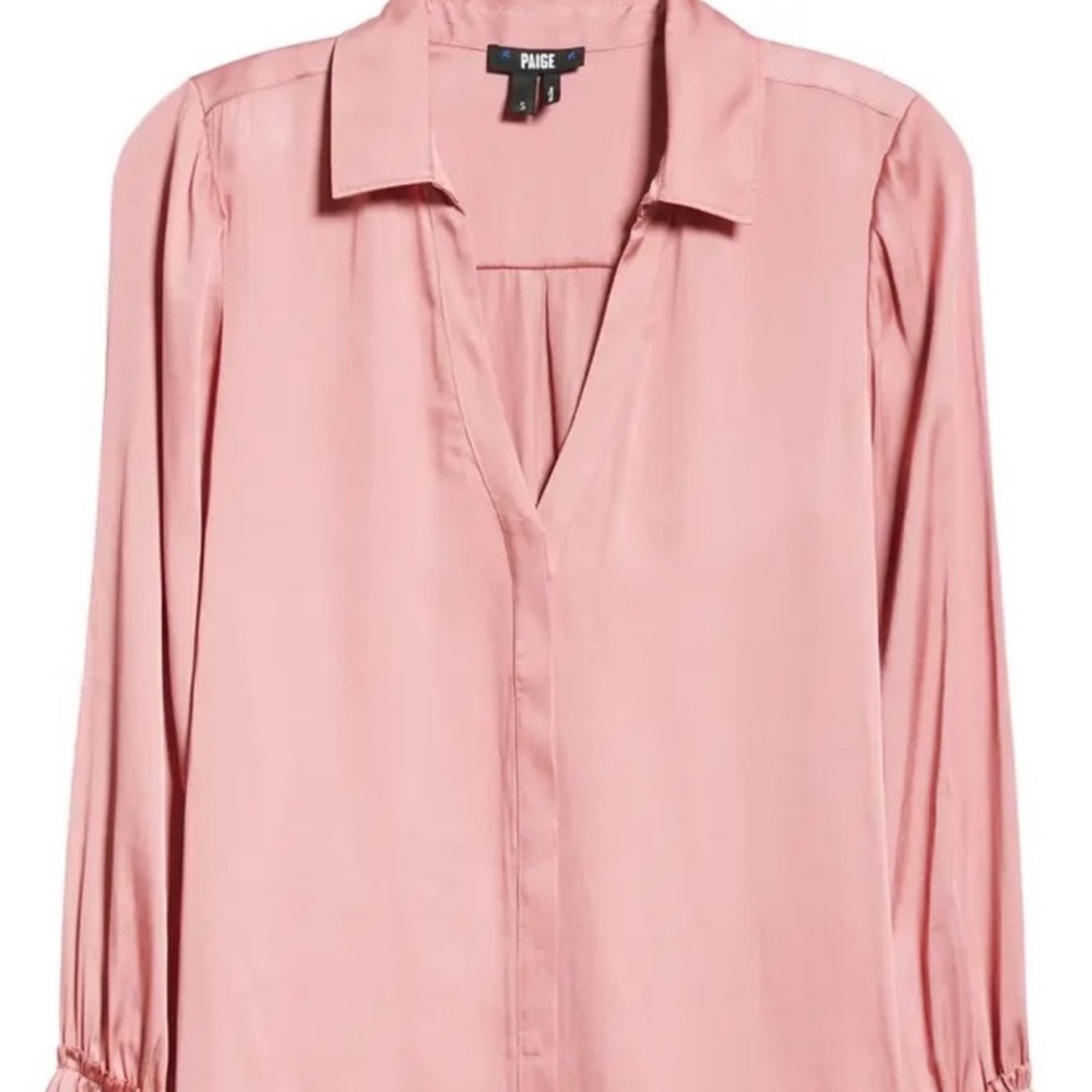 Paige Abriana Satin Blouse - Picture 2 of 6
